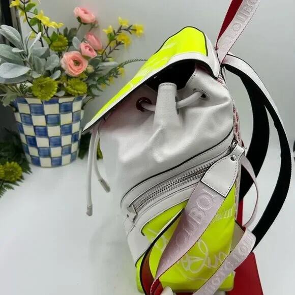 Unisex Christian Louboutin explorafunk leather backpack made in Italy NWT - Picture 9 of 9